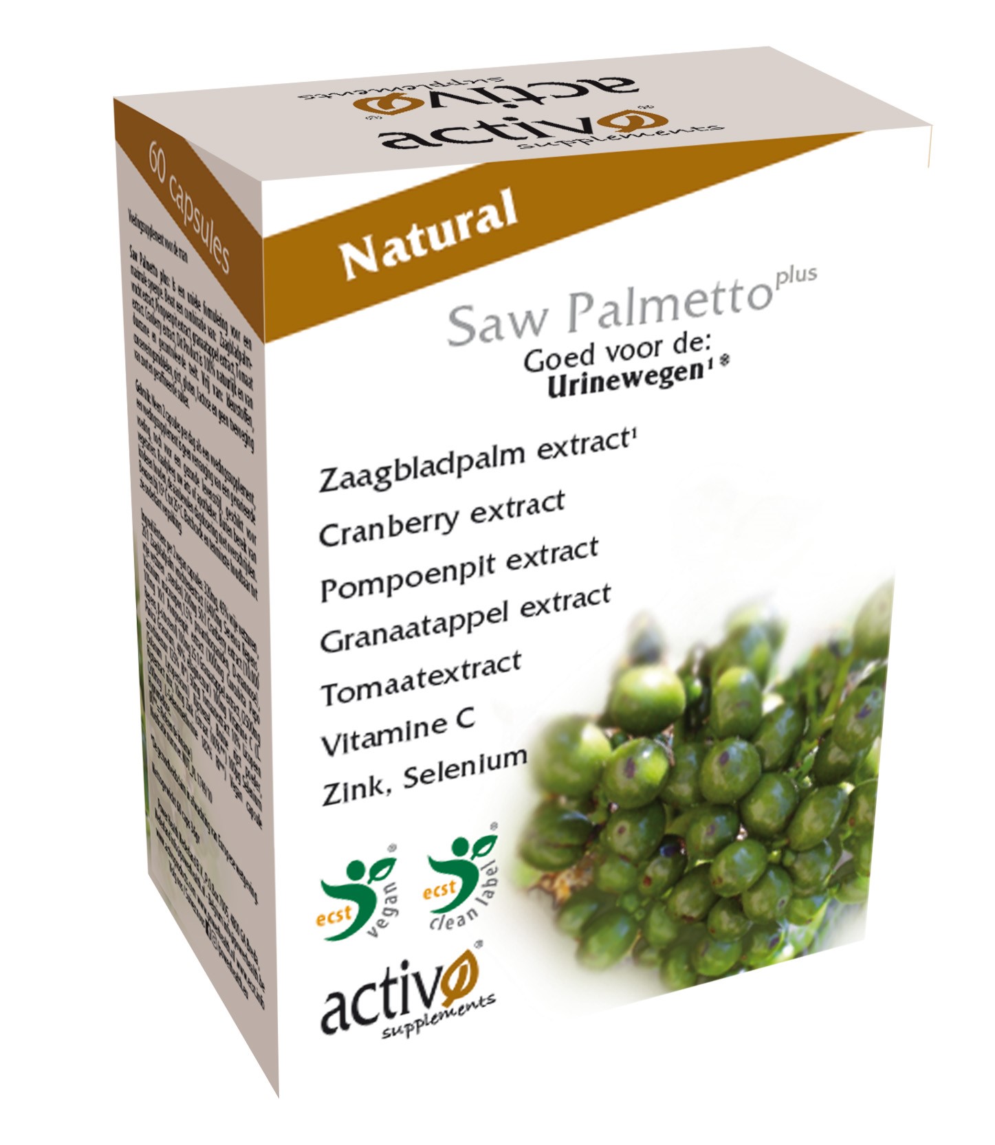 activO Saw Palmetto Plus 60 capsules Gezondheidswinkel