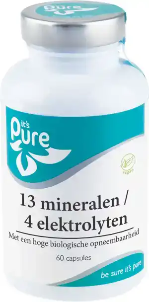 It's Pure Mineralen & Electrolyten 60 caps - 60 stuks
