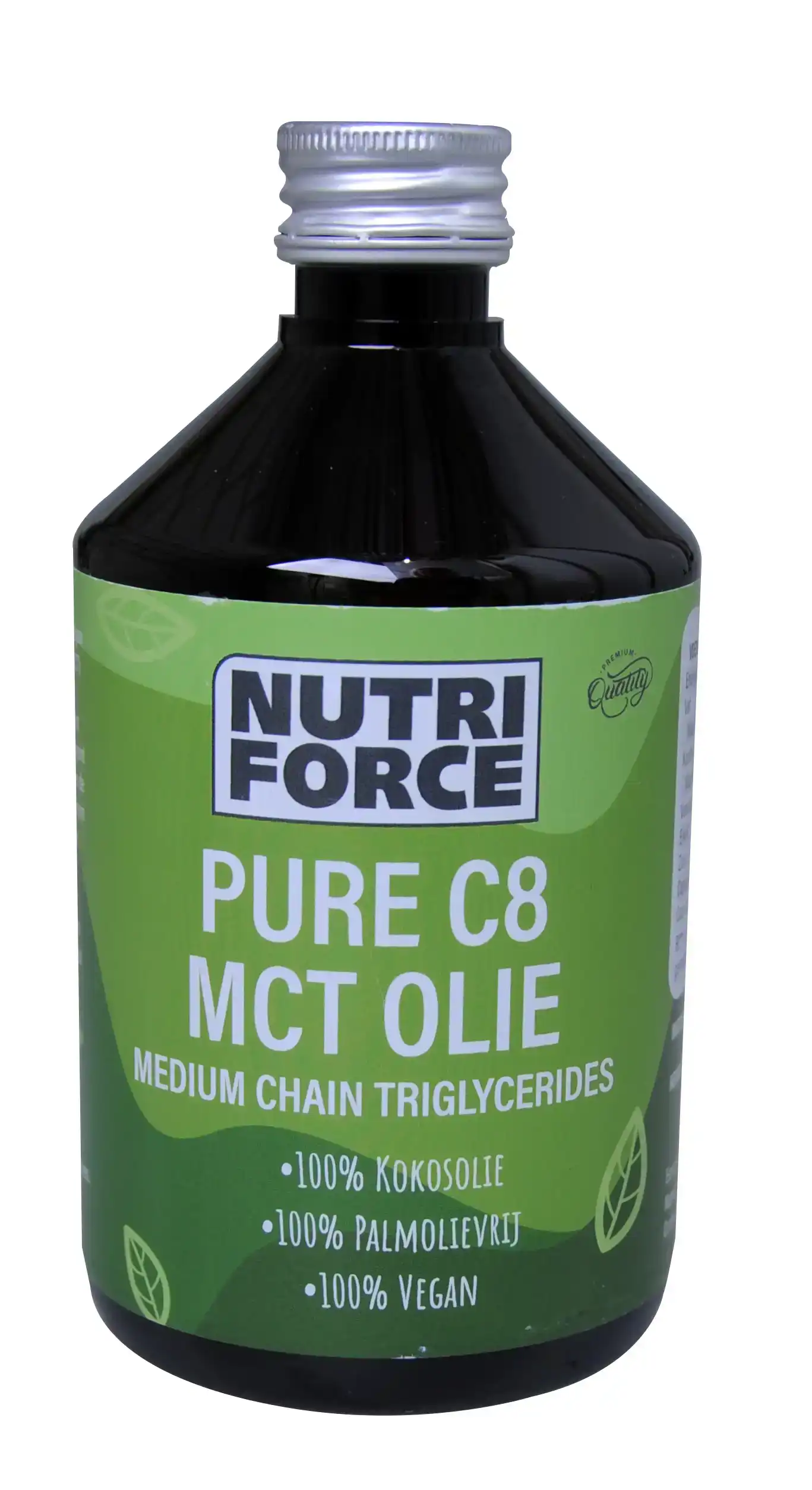 Nutriforce Mct C8 olie 500ml - Gezondheidswinkel