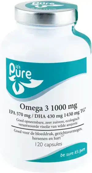 It's Pure Omega 3 1000mg 120cp - 120 stuks
